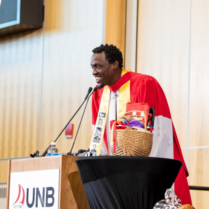 Former Raptor Pascal Siakam awarded honorary degree from UNB for education work